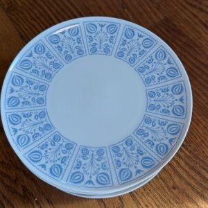 H&Co Heinrich Selb Bavaria BLUE DUTCH onion pattern 6-1/2"  plates - set of 4